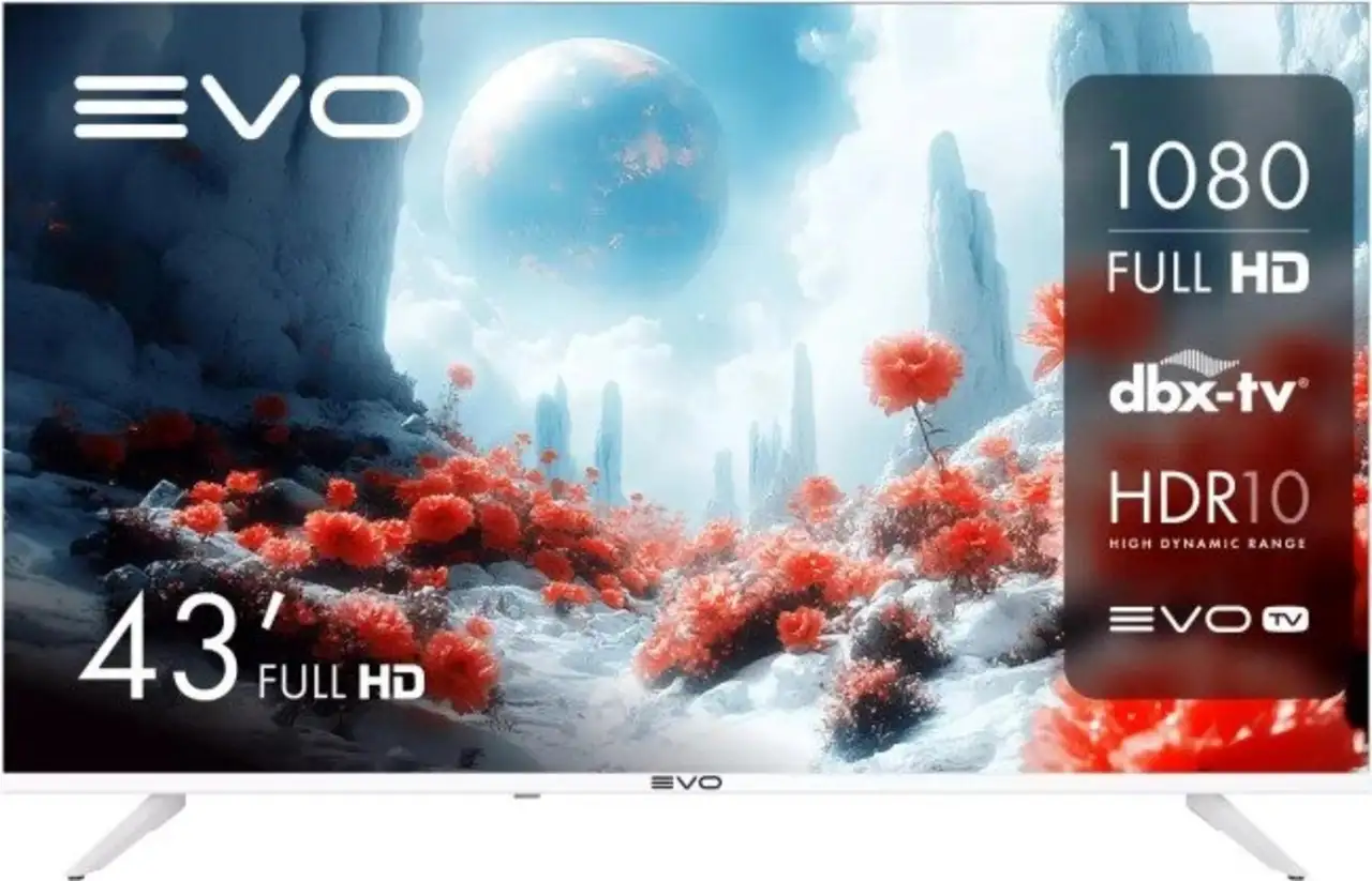 Телевизор evo tv 43 white, фотография 1