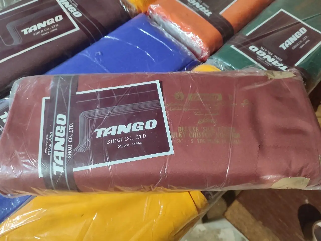 Японский шелковый шифон Tango (Оптом и рулонами), фотография 3