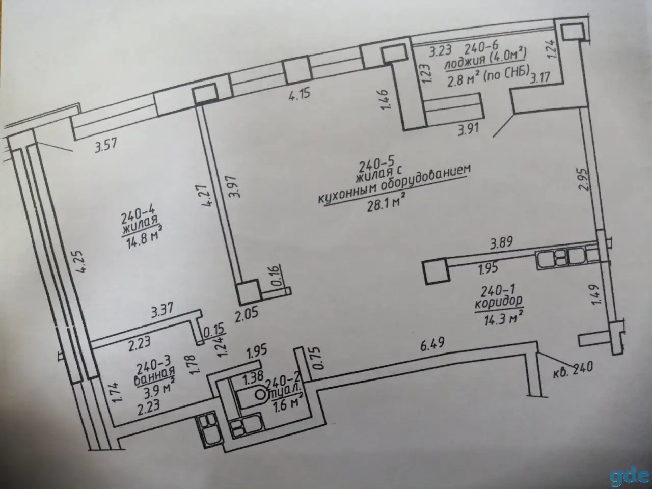 Сдам квартиру, пр-т Дзержинского д.115 кв 240, фотография 10