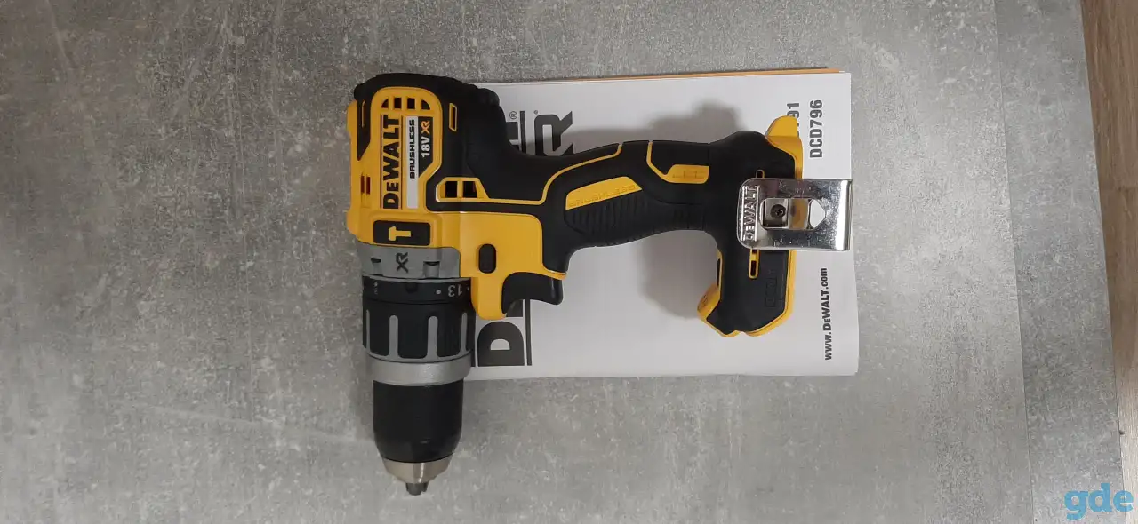 Дрель-шуруповёрт Dewalt Dcd796, фотография 2