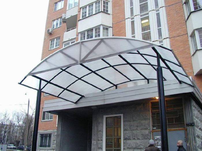 Козырьки и навесы на заказ, фотография 5