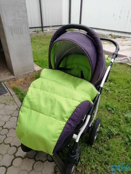 Продам коляска 2в1индиго в хорошем, фотография 1