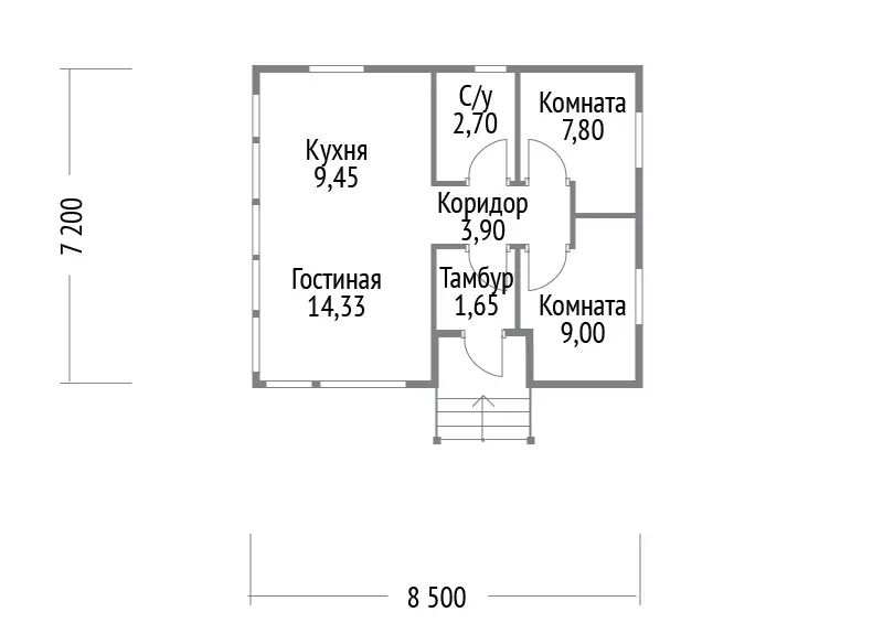 Каркасный дом Norgis, фотография 4