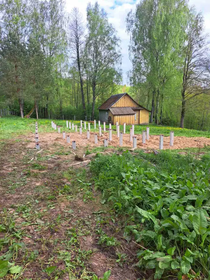 Каркасные дома на мини сваях забивных ЖБ, фотография 8