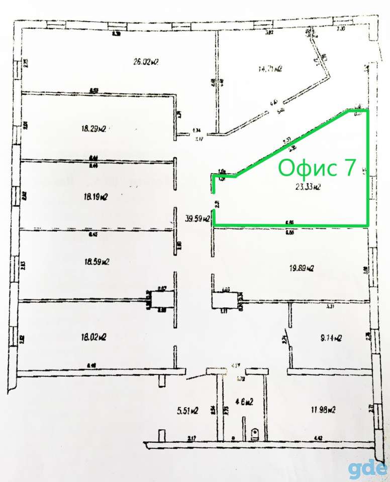 В аренду офис 23.3 м2 в Уручье, от собственника, фотография 5
