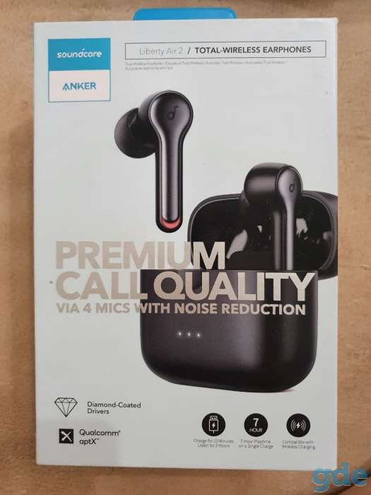 Беспроводные блютуз наушники Anker soundcore liberty air 2 black, фотография 4