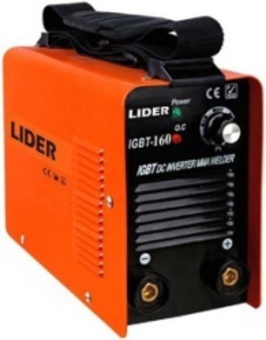 сварочный аппарат инверторного типа (инвертер) lider igbt-160 mma  , фотография 1