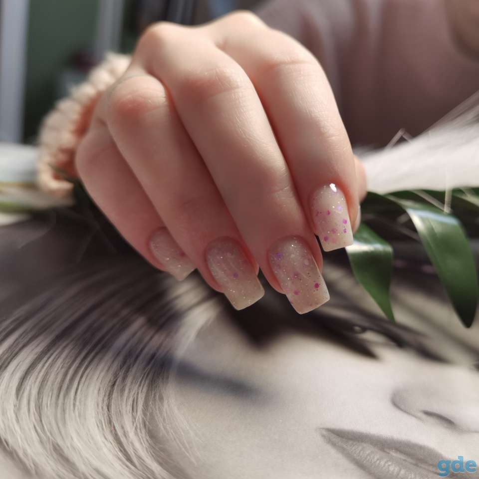 Наращивание, коррекцияногтей, гель лак, фотография 7
