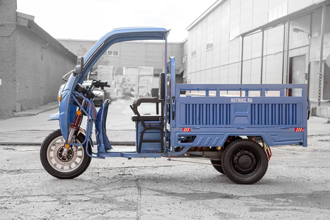 Грузовой электротрицикл rutrike гермес pro 1500 72v1500w, фотография 7