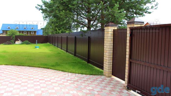 Профнастил, штакетник, панели медиум, фотография 3