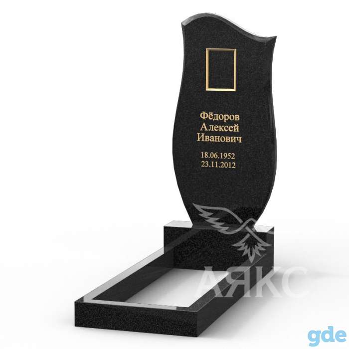 Одиночный памятник из гранита, фотография 3