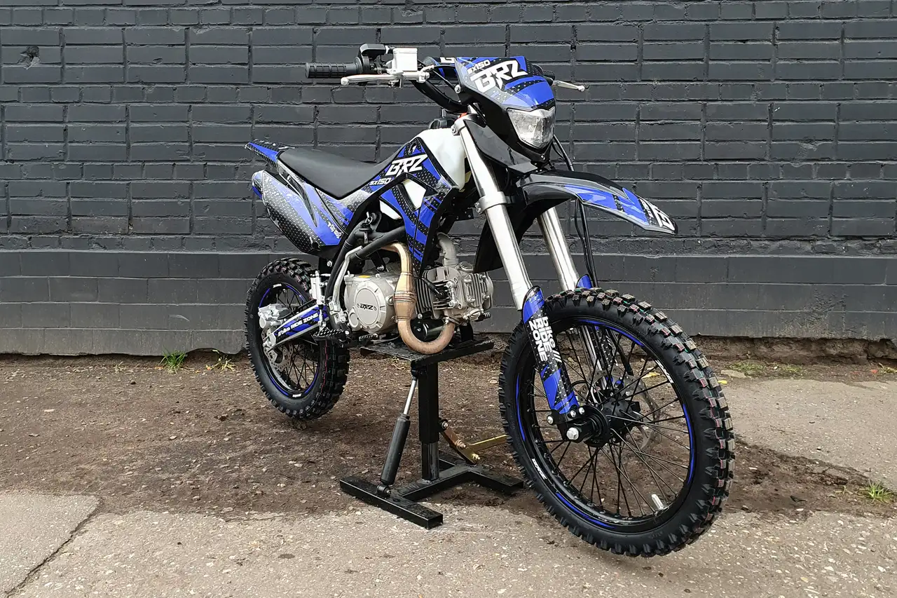 Питбайк brz sx150e 17/14 с фарой, фотография 2