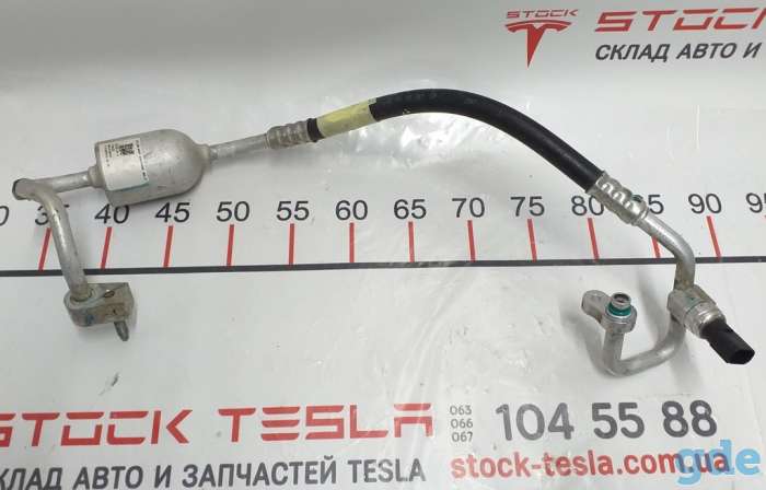 Зап. части для авто Tesla. Трубка радиатора кондиционера левая с осушителем Tesla model XEE AC L, фотография 5