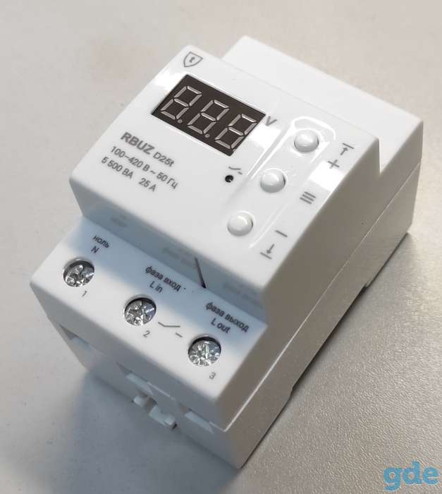 Реле напряжения rbuz d25t, фотография 2