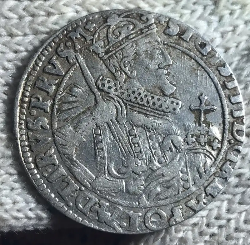 Монета орт 1624, фотография 1