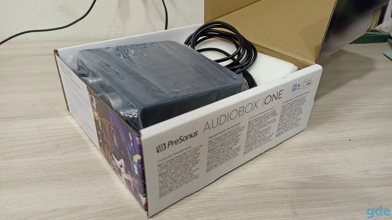 Внешняя звуковая карта PreSonus  AUDIOBOX iONE., фотография 5