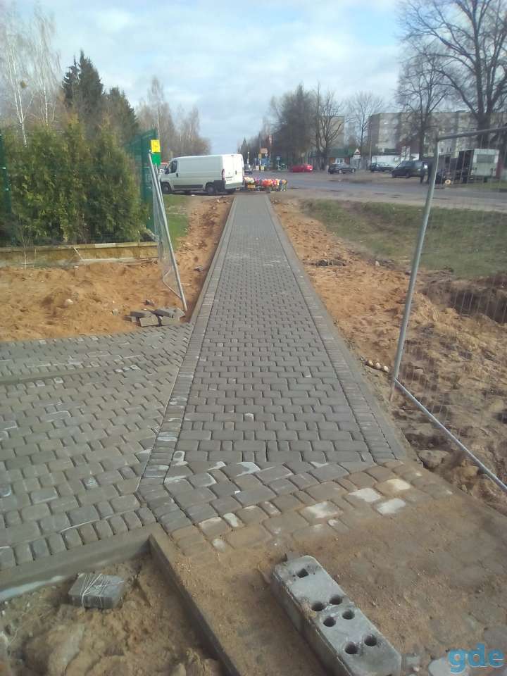 Укладка тротуарной плитки, фотография 3