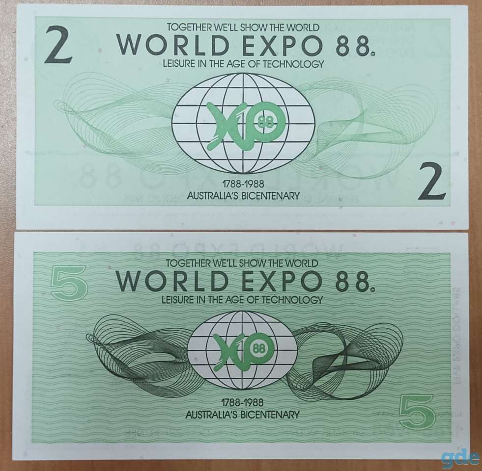 Набор эксподолларов Австралии 1988 года, фотография 2