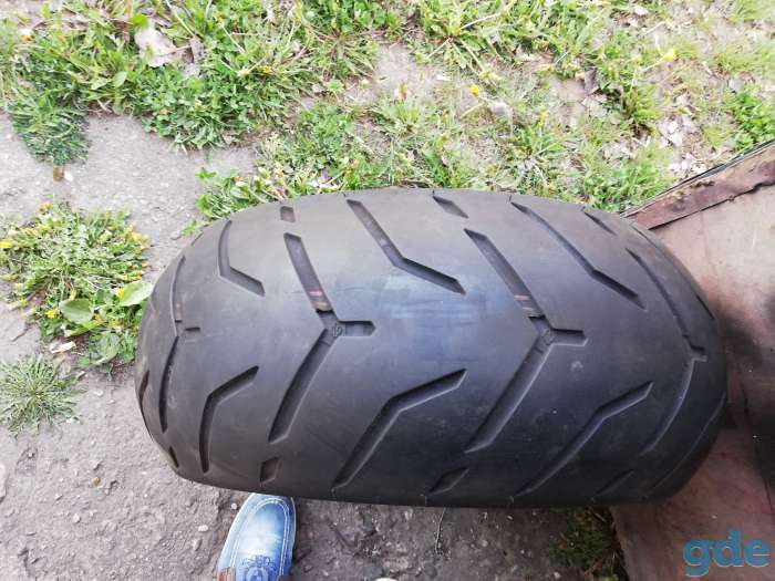 Задний балон на мотоцикл сузуки булевард и харлей, фотография 1