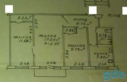 Продаётся 3-комн. квартира. м-н. Октябрьский, фотография 1