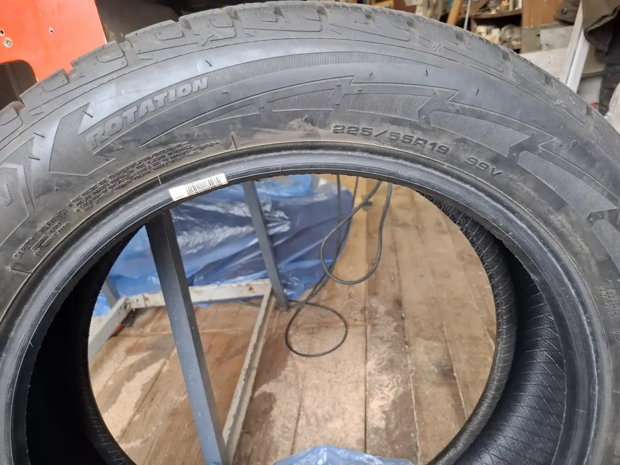Шины зимние 225/55R19 99v GoodYear ULTRA GRIPE Performance SUV Gen-1 для внедорожника, 4шт., фотография 5
