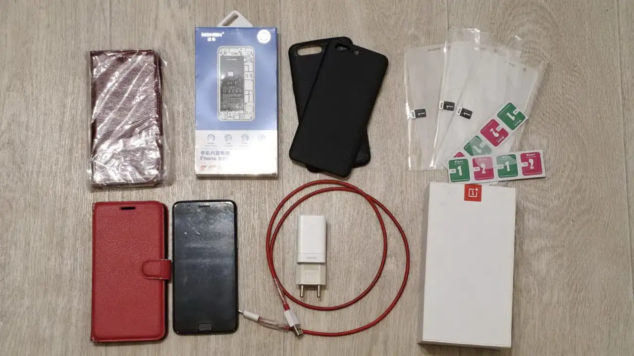 Смартфон Oneplus 5 6GB 64GB  АКБ, ЗУ, плёнки, чехлы, фотография 2