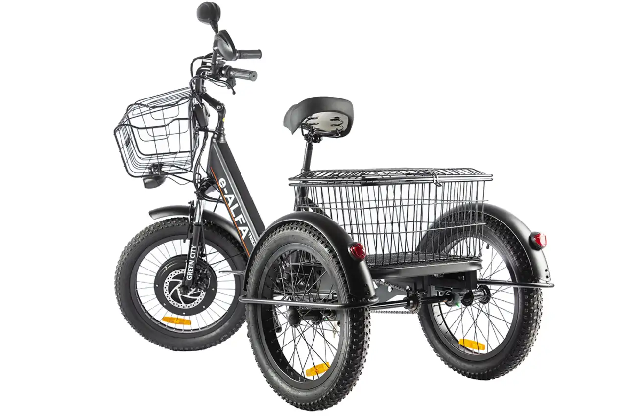 Трицикл green city e-alfa trike, фотография 2