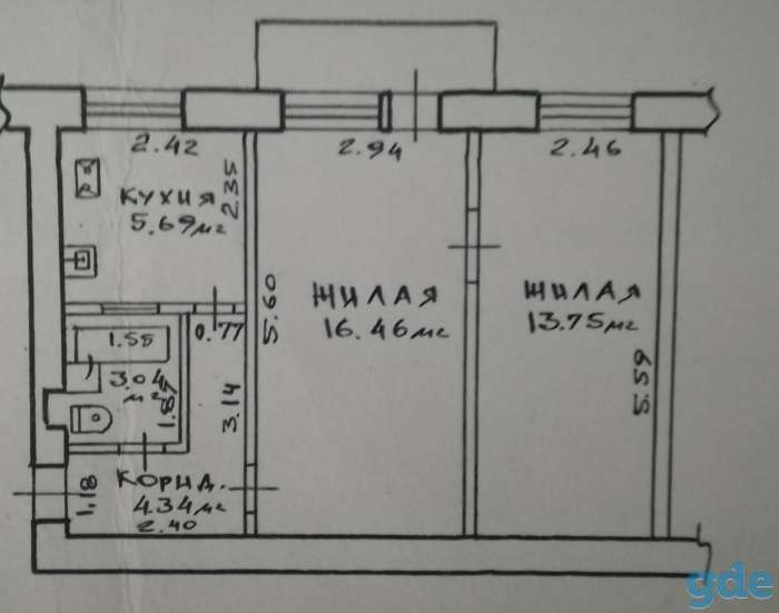 Продам двухкомнатную квартиру, Ул. Интернациональная, д. 33, фотография 1