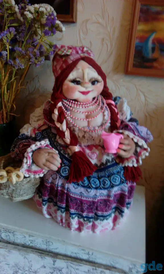 Домовые, куклы на чайник, бабки - Ежки, фотография 2