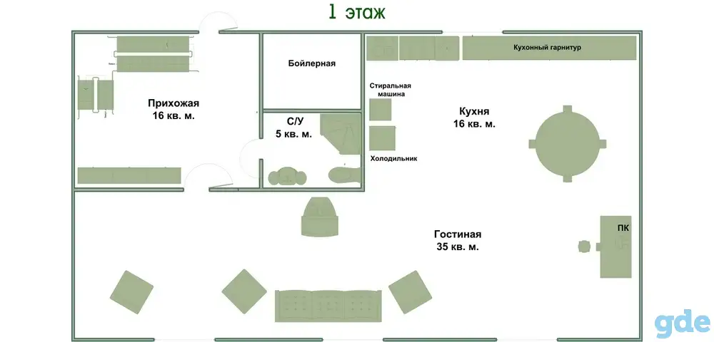 Меблированный коттедж в пригороде Бреста (Клейники), фотография 2