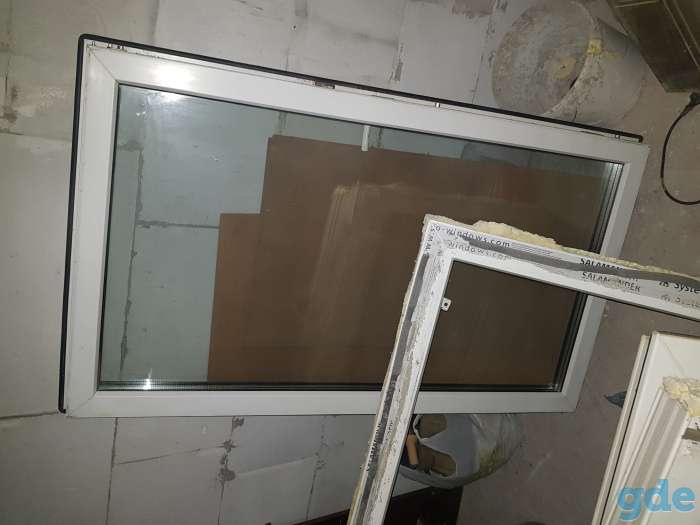 Оконый блок с дверью балконный пластиковый, фотография 2