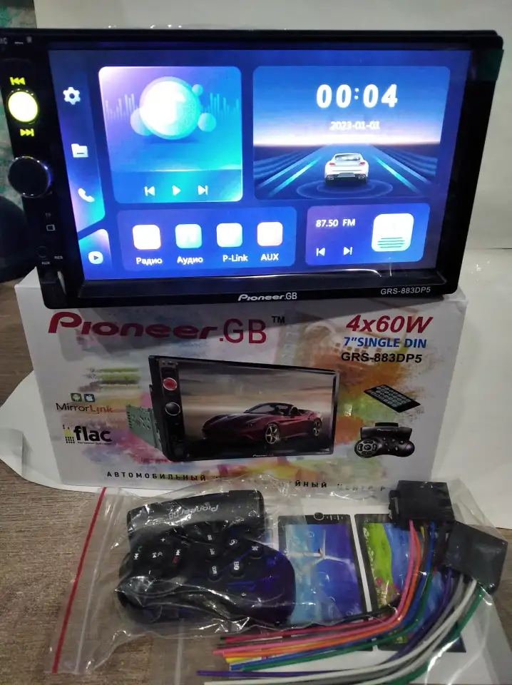 Автомагнитола Pioneer GRS-883DP5 1 Din экран 7 блютуз, фотография 2
