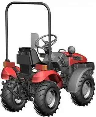 Минитрактор МТЗ Беларус 152 c двигателем RATO R420E, фотография 4