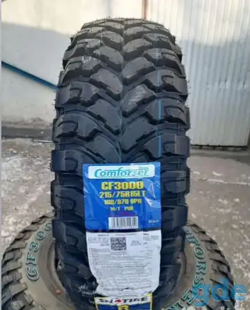 Новые грязевые шины Comforser CF3000 215/75 R15, фотография 1