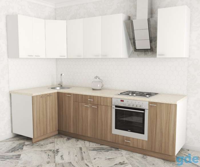 Готовая КУХНЯ ХоумЛайн Луиза Люкс угловая, фотография 1