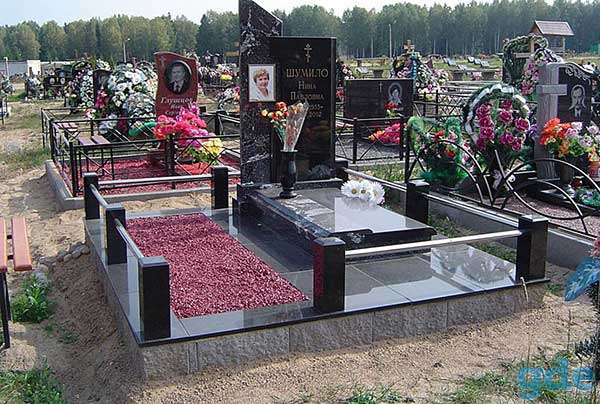 установка памятников и благоустройство могил, фотография 8