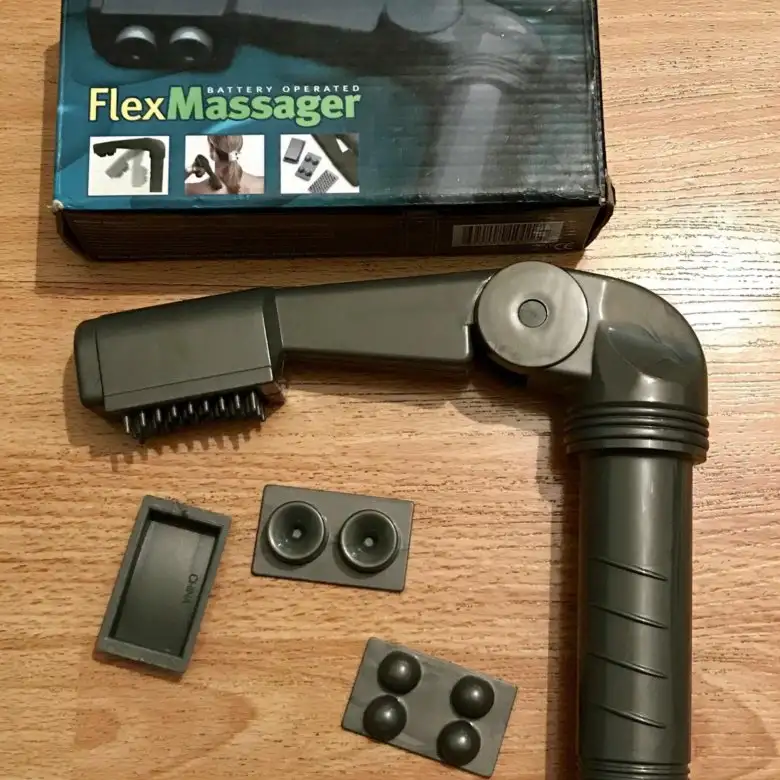 Массажёр электромеханический Flex Massager 4 насадки, фотография 1