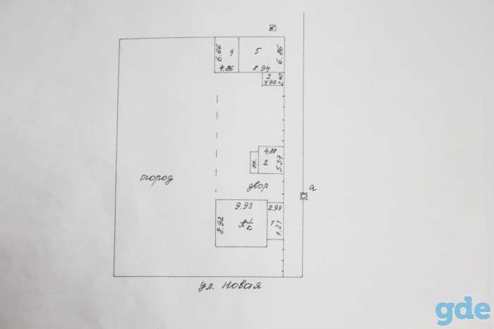 Продается кирпичный дом в аг.Долгиново с хоз.постройками,летняя кухня,погреб,колодец,во дворе подведен водопровод, фотография 7
