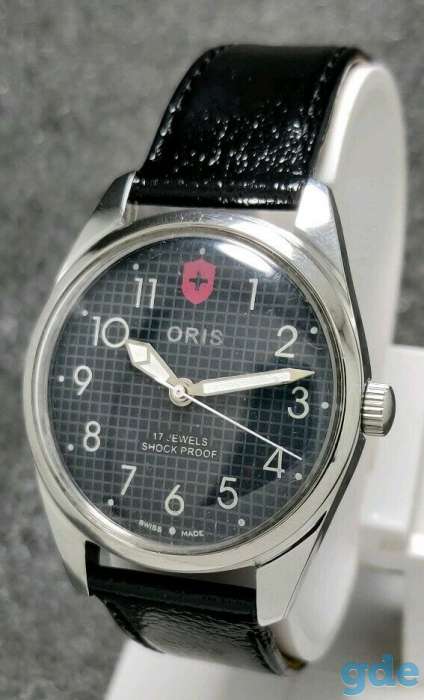 Мужские механические винтажные часы Oris швейцарские 80s BW01 38 мм, фотография 3