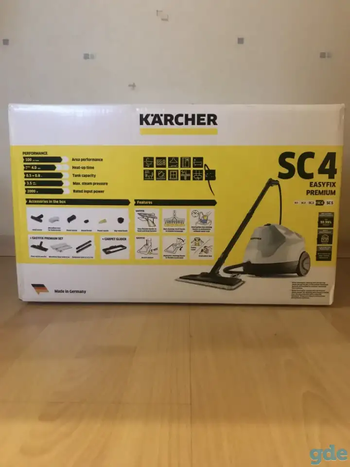 Новый пароочиститель Кarcher easy fix premium sc4, фотография 1