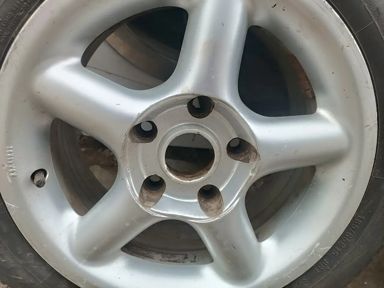 Диски литые R15 на 5 отв 120 стояли BMW318, фотография 4