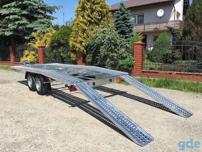 Новый польский прицеп автовоз 465*210-3000кг, фотография 2