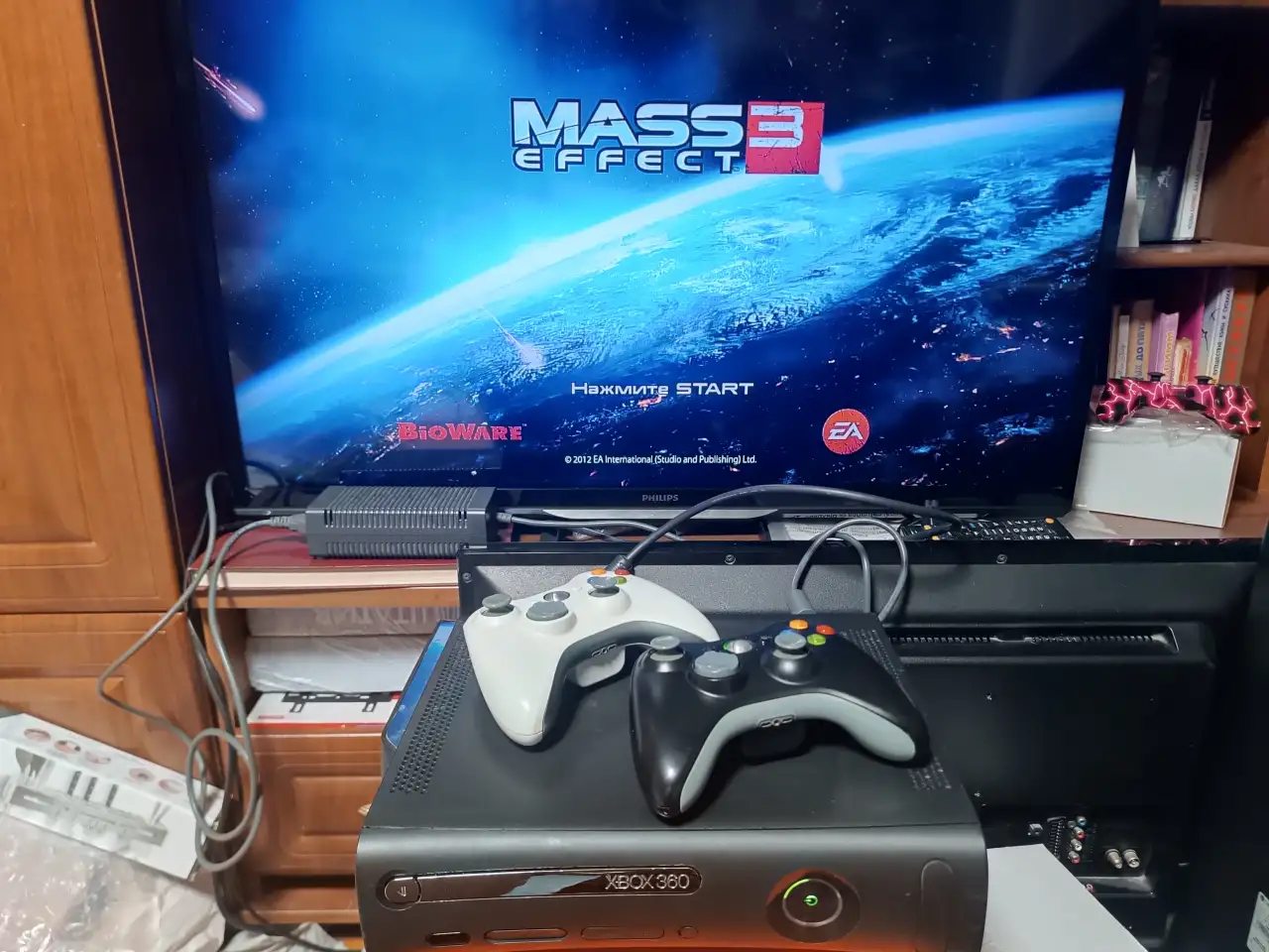 Приставка Xbox 360 elite по частям блок питания жёсткий диск с играми, фотография 2