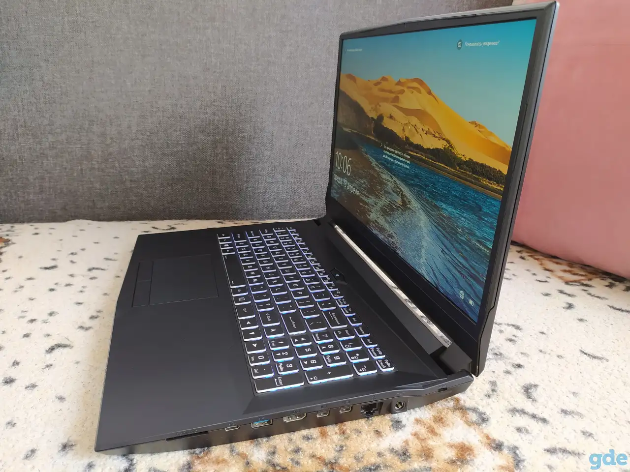 игровой ноутбук RTX 3070, i5 10400, 8gb ddr4, 1920x1080 144Hz IPS дисплей, 512 ССД, фотография 4