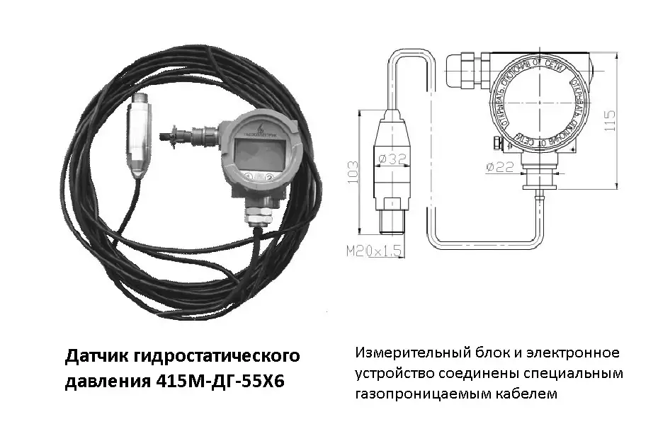 Датчики давления 415М Пьезоэлектрик, фотография 5