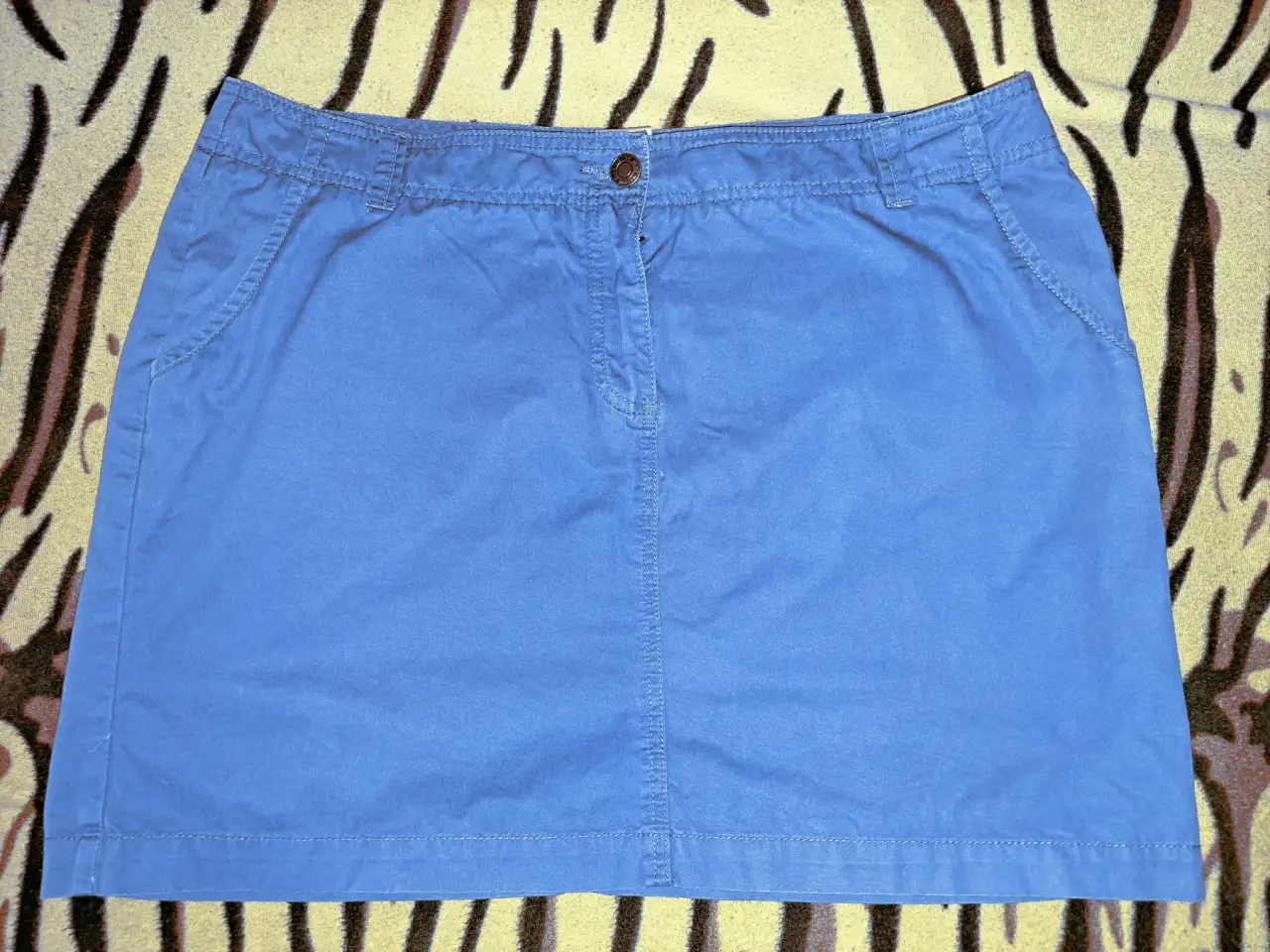 Юбка голубая BLU MOTION, 100 Baumwolie, р.50-52, фотография 1