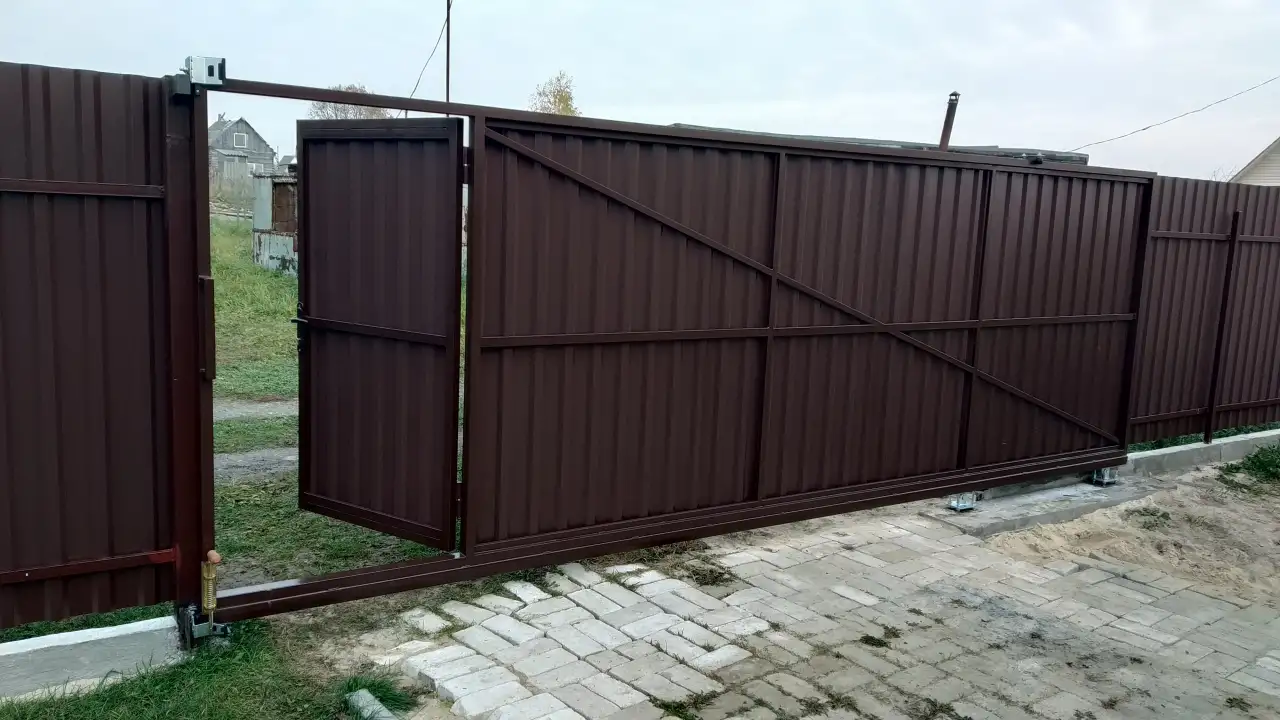 Ворота откатные, фотография 11
