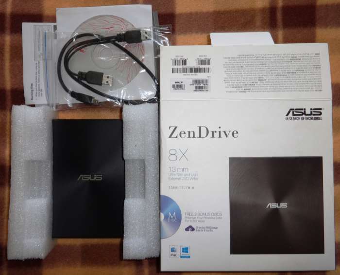 Внешний записывающий DVD-привод Asus ZenDrive U7M, фотография 2