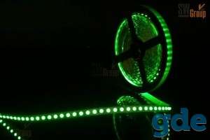 Открытая светодиодная лента SMD 3528 120LED/m IP33 12V Зеленый, фотография 1