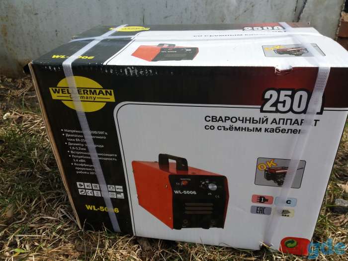 Сварочный аппарат со съемным кабелем, фотография 1